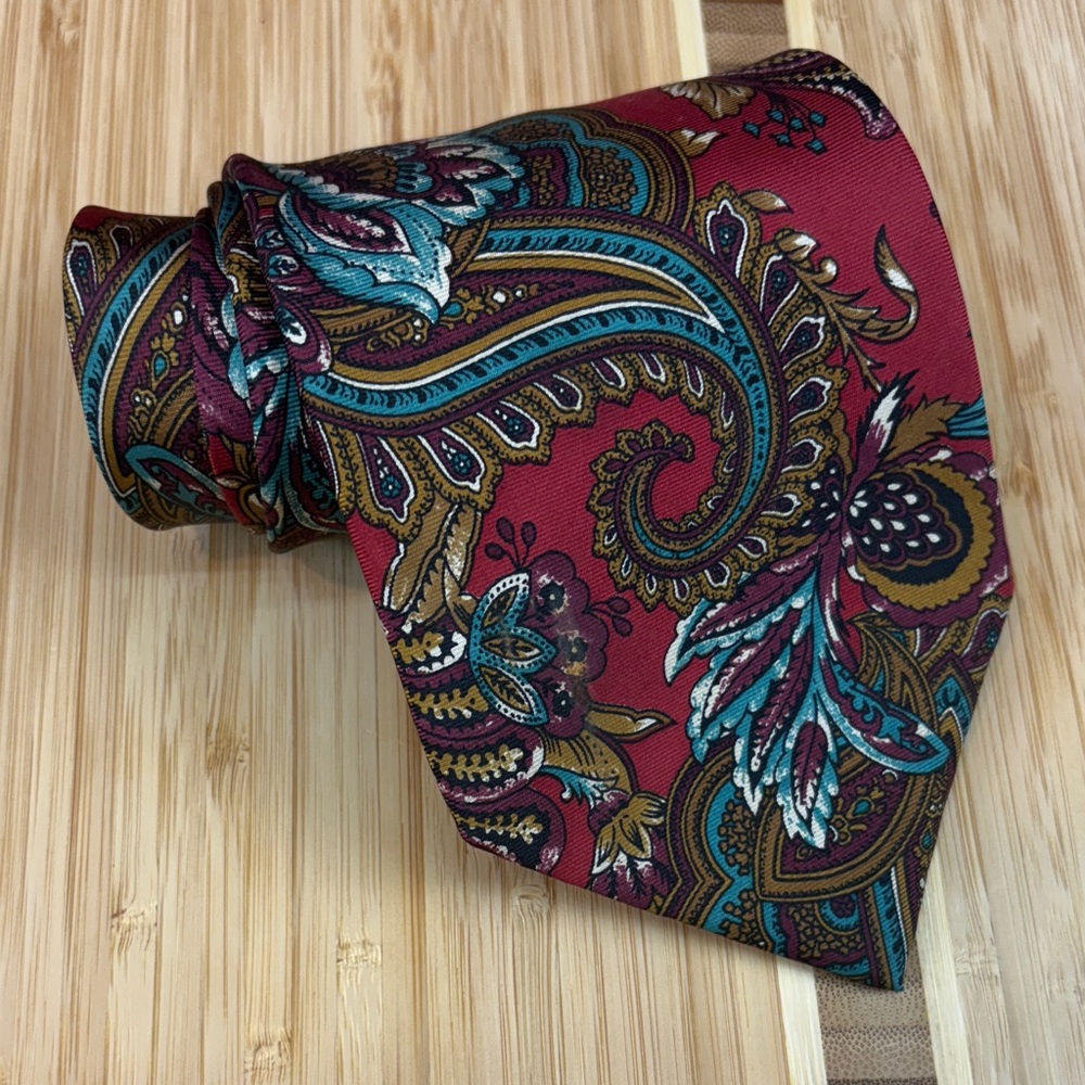 Rooster Men's Paisley Neck Tie - Formal, Casual, Classic‎